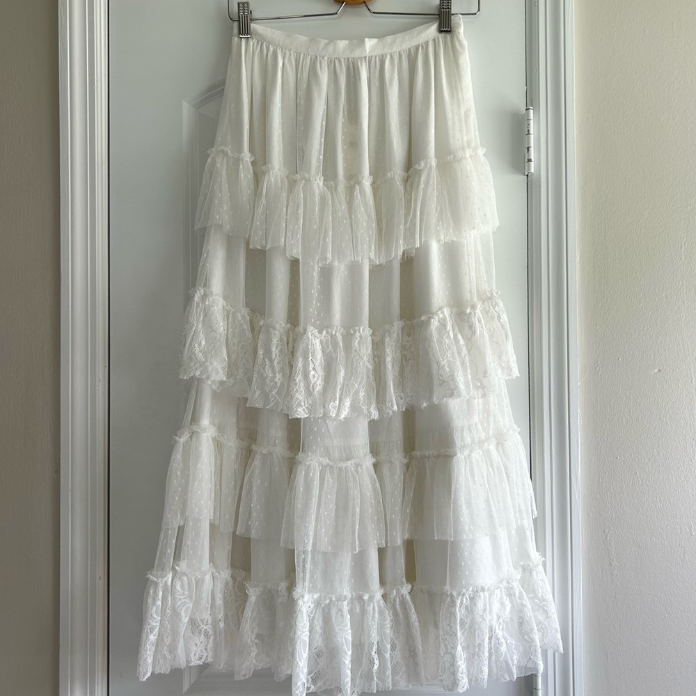 Anthropologie Love the Label Skirt